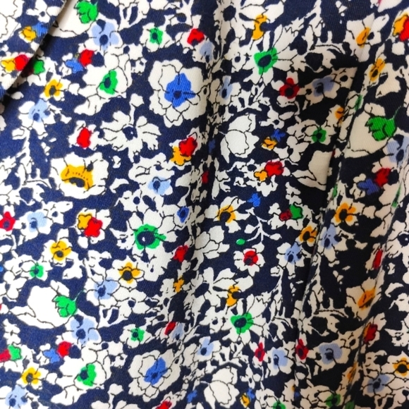 Talbots Floral Blazer Cotton Stretch 2-Button Size 6 Preppy Cottagecore - Picture 6 of 8